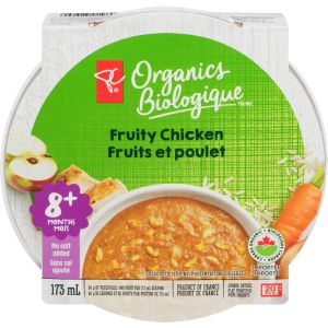 PC Organics Entrees Fruity Chicken - 173g