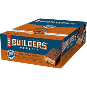 Clif Builders™ Protein Bars - Chocolate Peanut Butter Flavour - Non-GMO (68g, 12 Count)