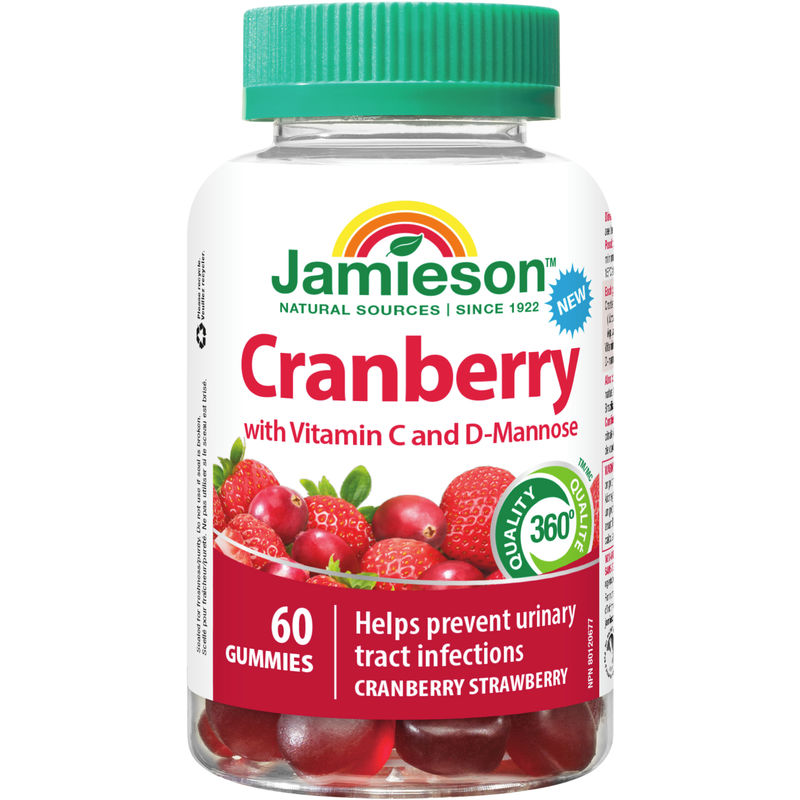 Jamieson Cranberry Complex Gummies 60 Count