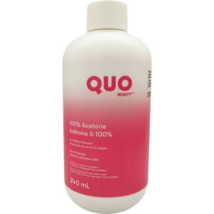 Quo Beauty 100% Acetone Nail Polish Remover - 240 mL