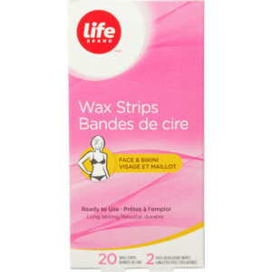Life Brand Wax Strips for Face & Bikini