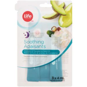 Life Brand Soothing Sleep Face Masks - Avocado & Maadamia Seed Oil 12 mL