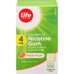 Life Brand LB Ni Gum 4mg FF 105 ea Nicotine Gum