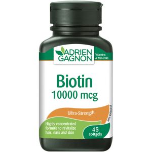 Adrien Gagnon Biotin 10000 mcg Softgels