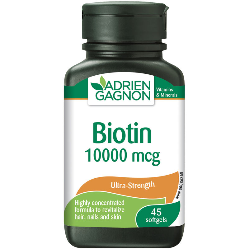 Adrien Gagnon Biotin 10000 mcg Softgels