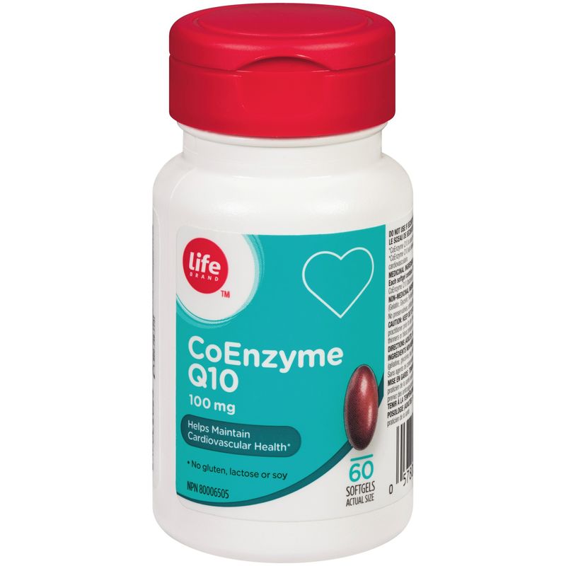 Life Brand CoEnzyme Q10 100mg Capsules
