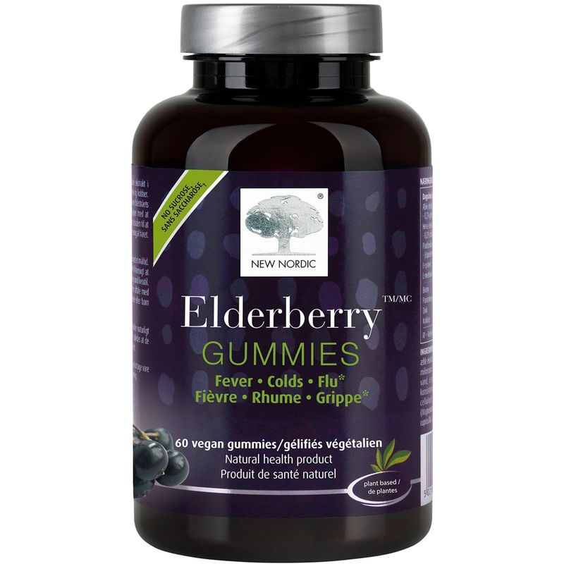 New Nordic Elderberry Gummies 60 Count