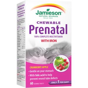 Jamieson Prenatal Chewable Multivitamin 60 Count