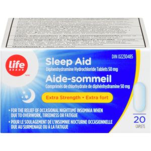 Life Brand LB Sleep Aid Extra Strength 20 ea