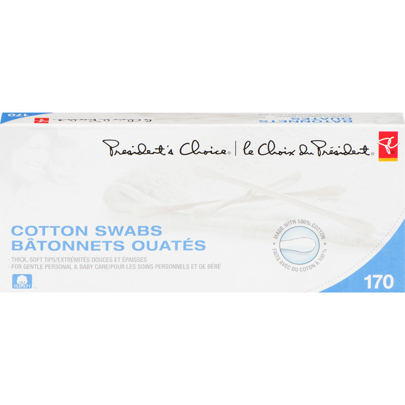 President's Choice Cotton Swabs 170 Count