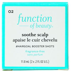 Function of Beauty Hair Goal Soothe Scalp #HairGoal Booster Shots