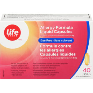 Life Brand LB Allergy Formula Liq Cap 40 Capsules