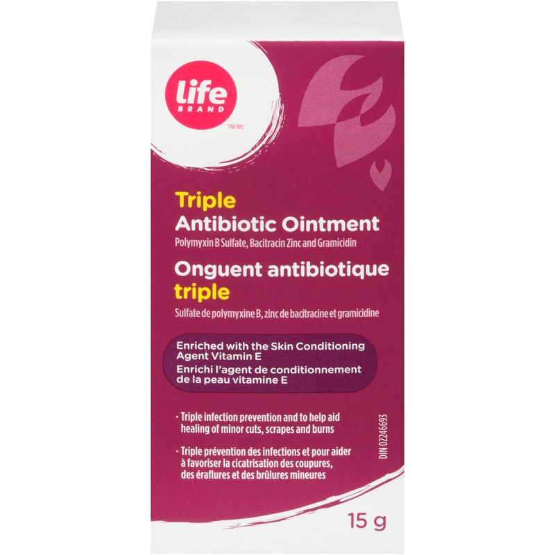 Life Brand Triple Antibiotic Ointment 15 g