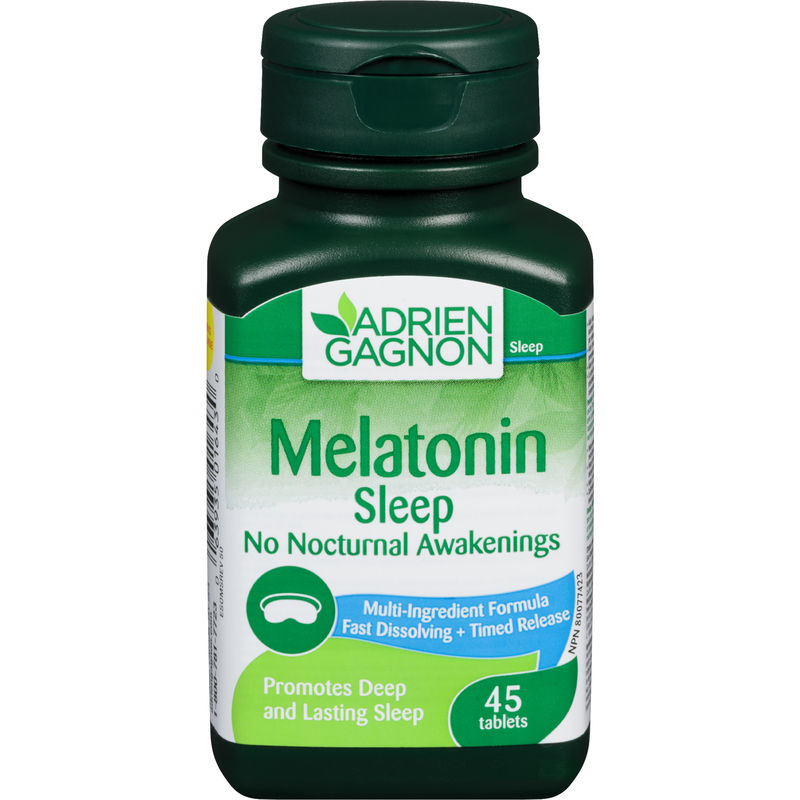 Adrien Gagnon Melatonin Sleep No Nocturnal Awakenings 45 PK