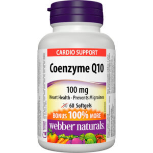 Webber Coenzyme Q10, 100mg 60 Capsules
