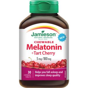 Jamieson Chewable Melatonin + Tart Cherry 30 Count