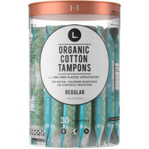 L. Organic Cotton Tampons Regular Absorbency