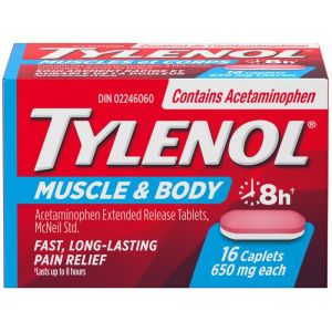 TYLENOL Muscle Aches & Body Pain Relief Caplets 16 ct.