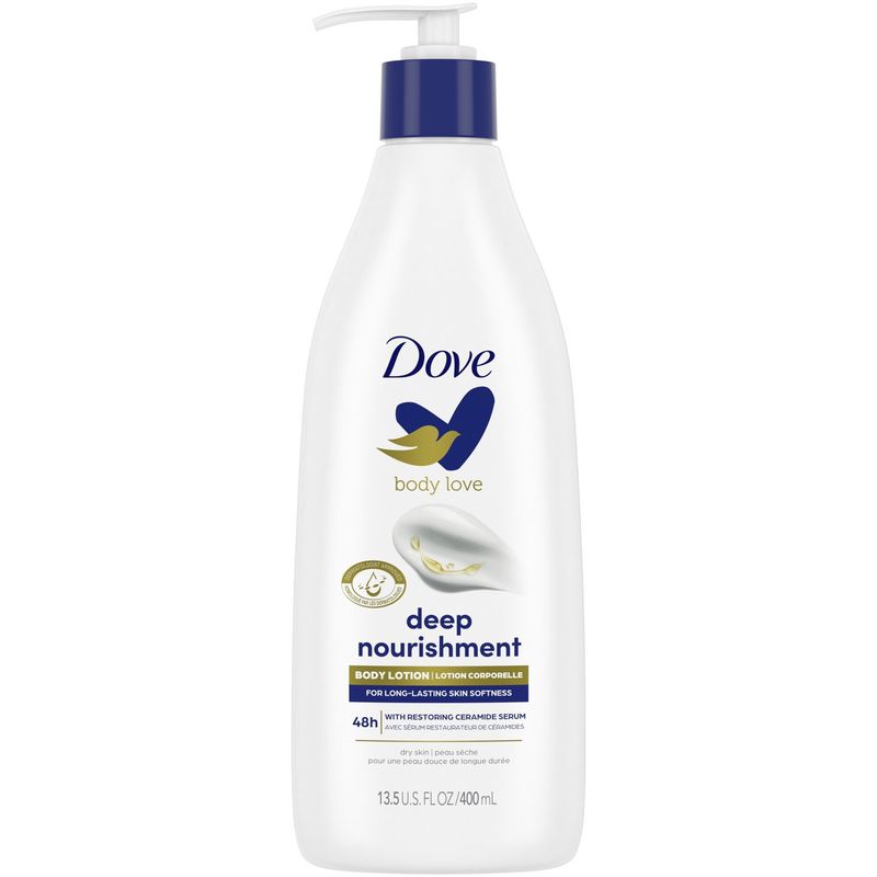 Dove Body Love Body Lotion for Dry and Rough Skin Intense Care 400 mL