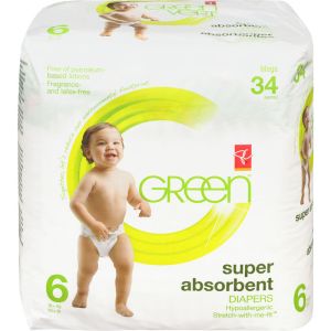 President's Choice Green Diapers 34 Count