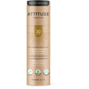 Attitude Tinted Mineral Sunscreen Face Stick - SPF 30 - Unscented 30 g

Step 2: