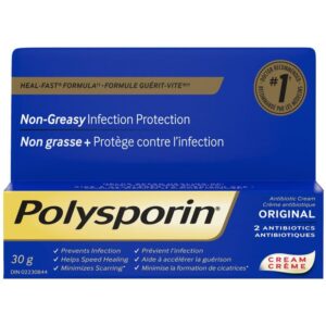 POLYSPORIN Original Antibiotic Cream, Heal-Fast Formula 30 g