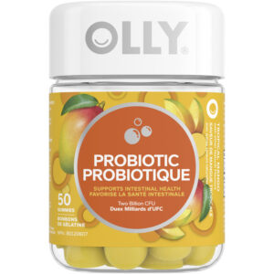 OLLY Vitamin Probiotic Mango Gummies 50ct