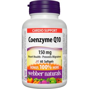 Webber Coenzyme Q10, 150mg 60 Capsules