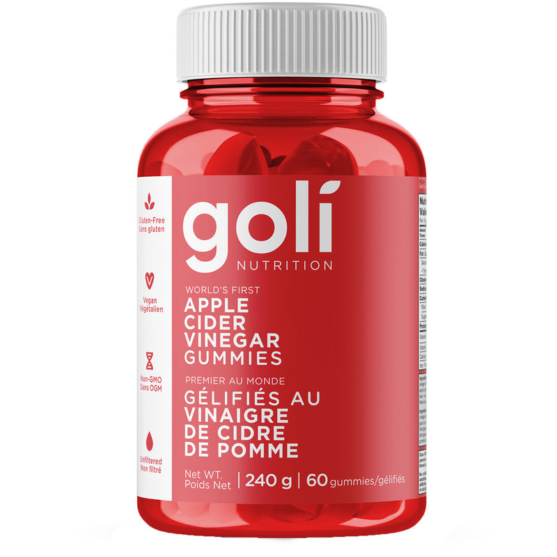 Goli Nutrition Apple Cider Vinegar Gummies 60 Count