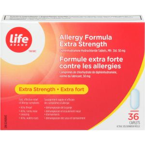 Life Brand LB Allergy Formula Extra Strength 36 ea