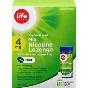 Life Brand Mini Nicotine Lozenges 81 Count