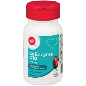 LIFE BRAND COENZYME Q10 200MG 60 CAPSULES