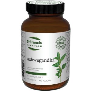 St. Francis Herb Farm Ashwagandha Capsules 60 Capsules