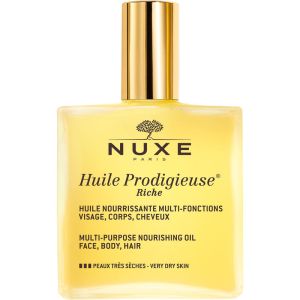 Nuxe Huile Prodigieuse Riche 100 mL - The Iconic Beauty Oil for Dry to Very Dry Skin