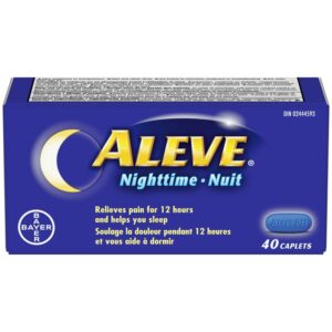 ALEVE Nighttime Pain Reliever and Sleep Aid, Naproxen Sodium Caplets
