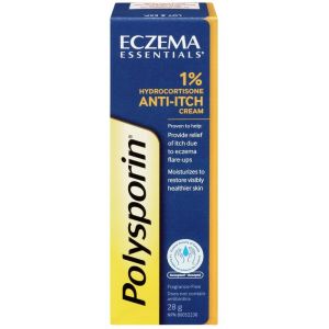 Polysporin Eczema Essentials 1% Hydrocortisone Anti Itch Cream 28g