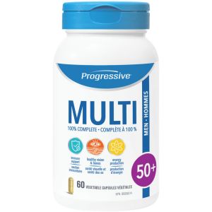 Progressive MultiVitamin Men 50+ 60 Capsules