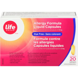 Life Brand LB Allergy Formula Liq Cap 20 Capsules