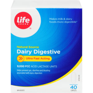 Life Brand Dairy Digestive Ultra Fast Acting 40 Count