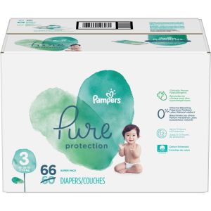 Pampers Pure Protection Diapers Size 3 66 Count