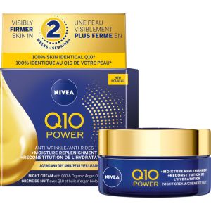Nivea Q10 Power Anti-Wrinkle + Moisture Replenishment Night Cream 50 mL