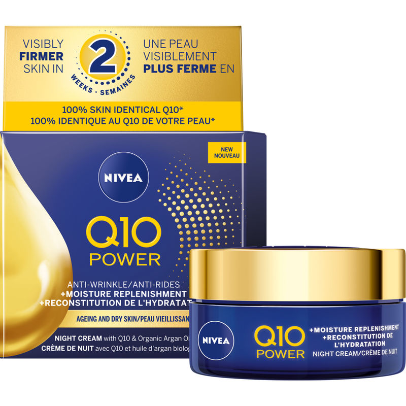 Nivea Q10 Power Anti-Wrinkle + Moisture Replenishment Night Cream 50 mL