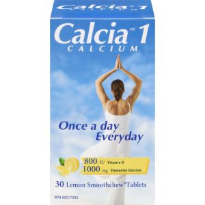 Calcia 1 Calcium with Vitamin D 1000MG Lemon Flavour