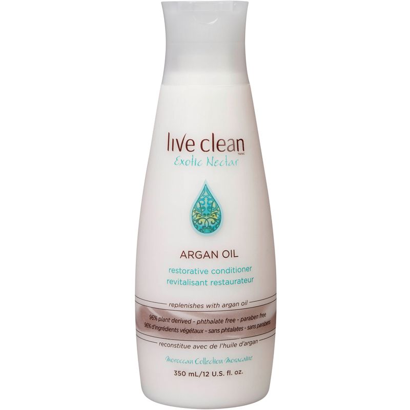 Live Clean Exotic Nectar Argan Oil Restorative Conditioner 350 mL