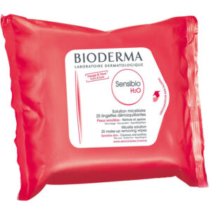 Bioderma Sensibio H2O Wipes - 25 Biodegradable Cleansing Wipes