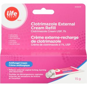 Life Brand Clotrimazole External Cream Refill 15g
