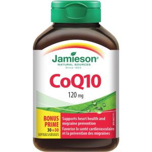 Jamieson CoQ10 120 mg 60 Count Softgels
