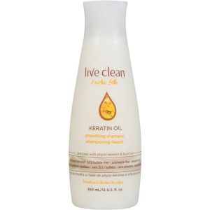 Live Clean Exotic Silk Keratin Oil Smoothing Shampoo 350 mL