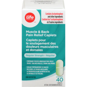Life Brand LB Muscle and Back Relief Caplets