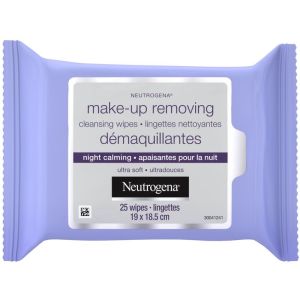 Neutrogena Make-Up Removing Cleansing Wipes Night Calming 25 Wipes
